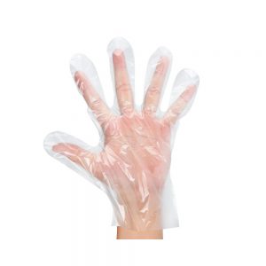 Jednorazové mikroténové rukavice (100 ks)